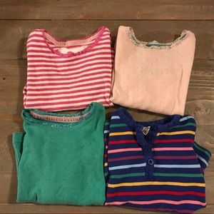 Mini Boden/Hannah Andersson four long sleeve tops